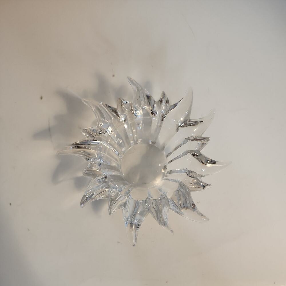 Villeroy & Boch Crystal Sun Rays Shaped 5"Votive Candle Holder, SOLINO Votive